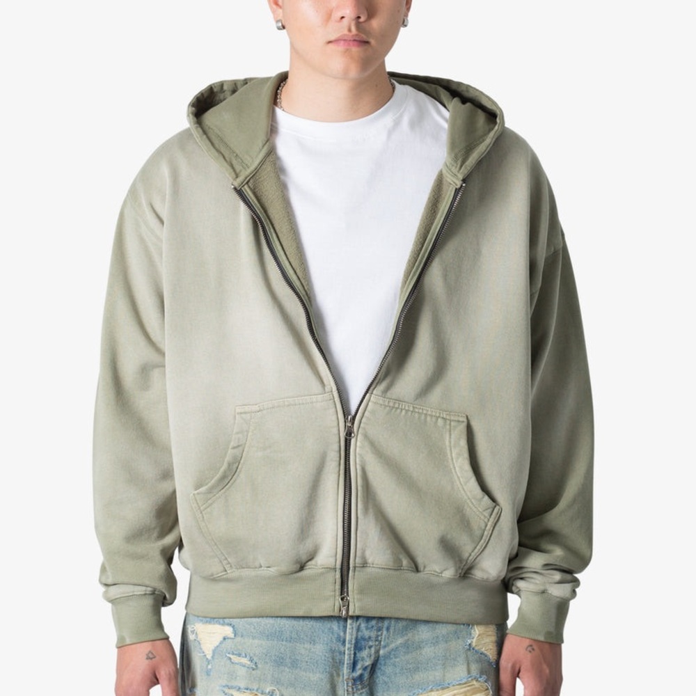 NWT MNML Faded Zip Up Hoody XL